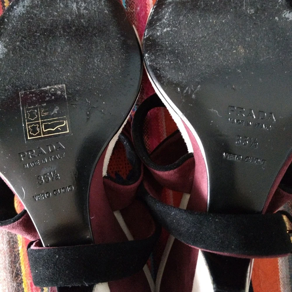 PRADA AUTHENTIC color block sandal 👡 - Picture 4 of 5